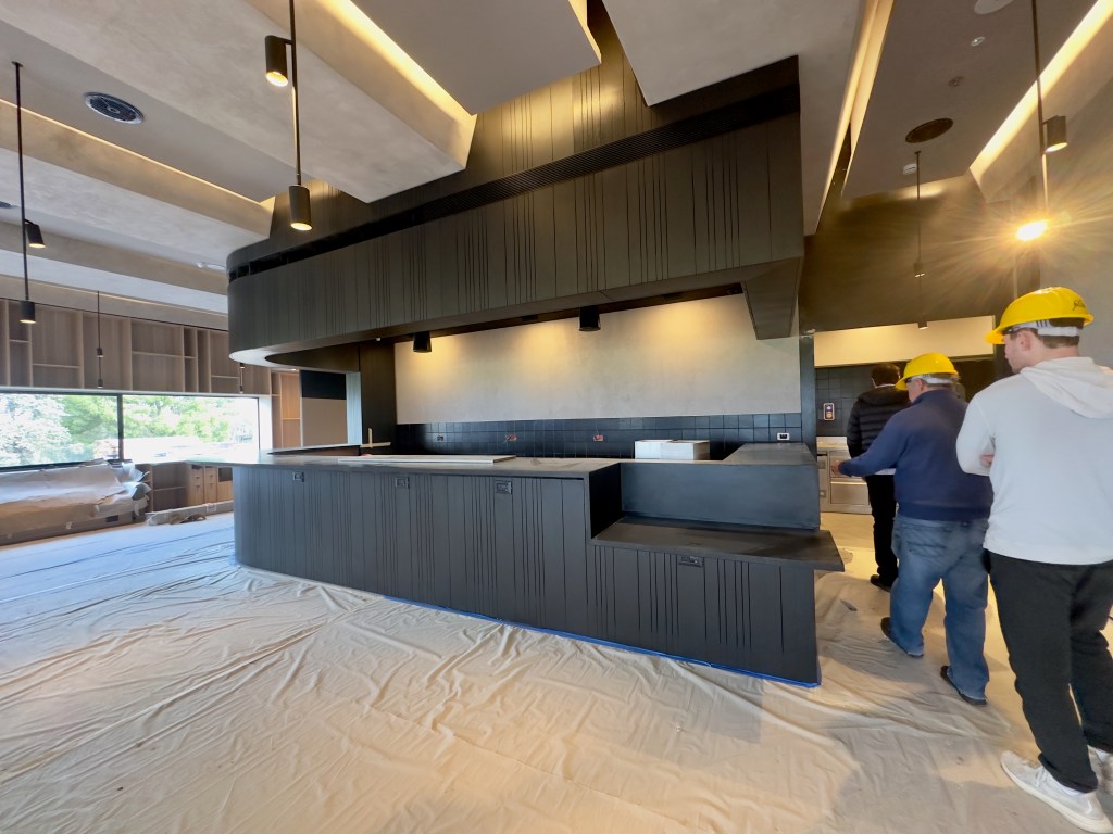 Bar with wheelchair seating